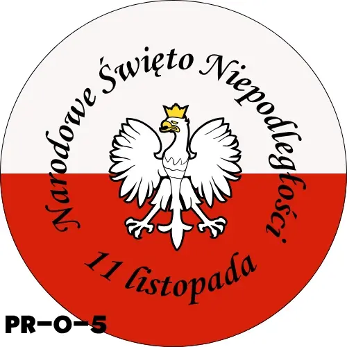 Przypinka Narodowe Święto Niepodległości - Orzeł