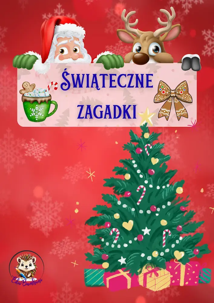 Książeczka aktywizująca dla dzieci - Świąteczne Zagadki