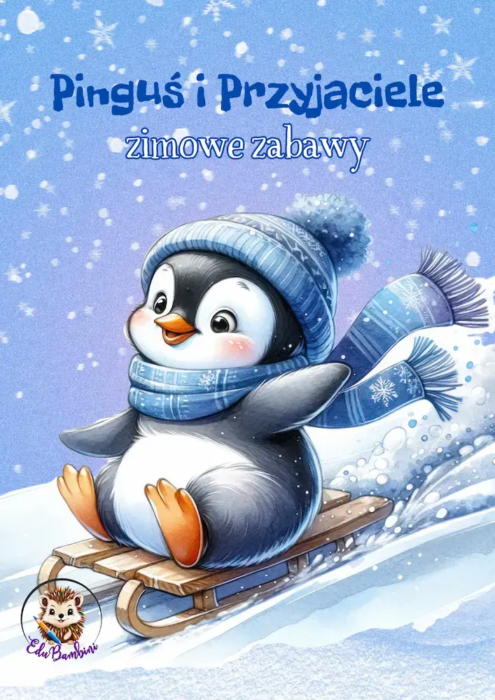 Pinguś i Przyjaciele. Zimowe zabawy - książeczka aktywizująca dla dzieci