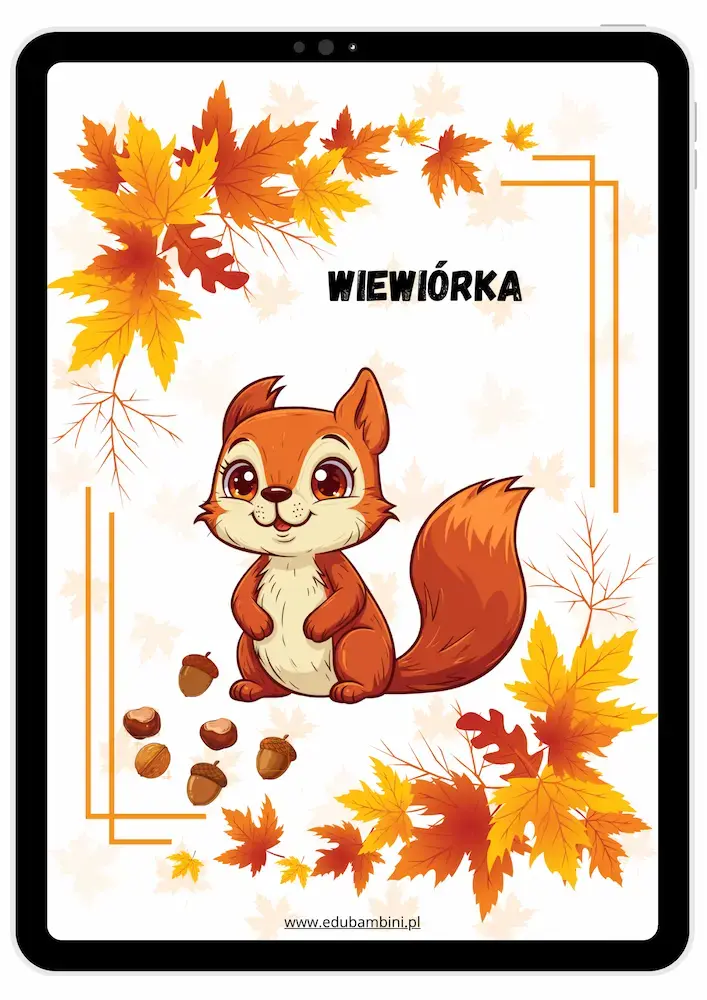 Wiewiórka - karty pracy i zabawy dla dzieci PDF